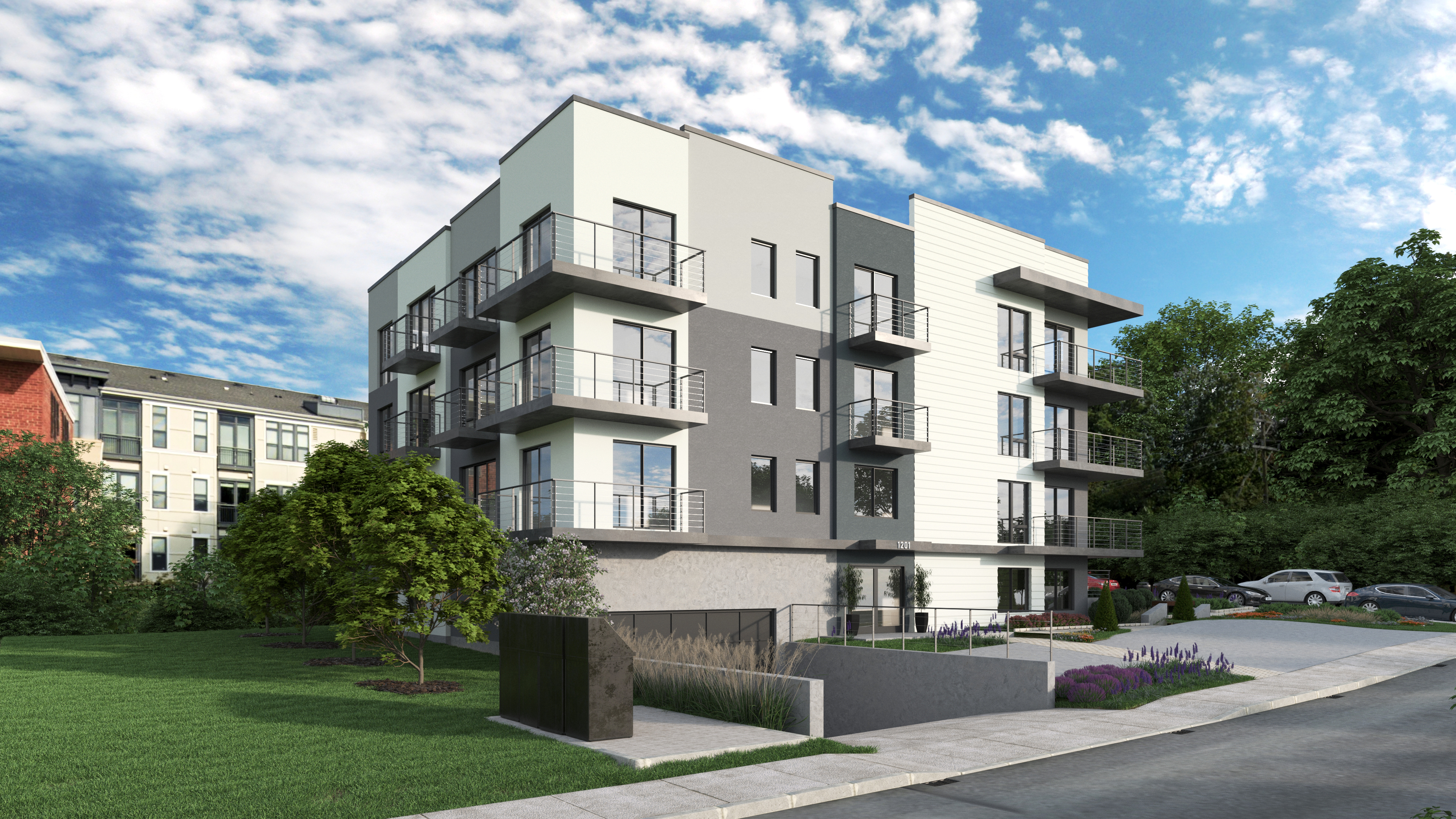 AVANT Condominium — Street View Rendering